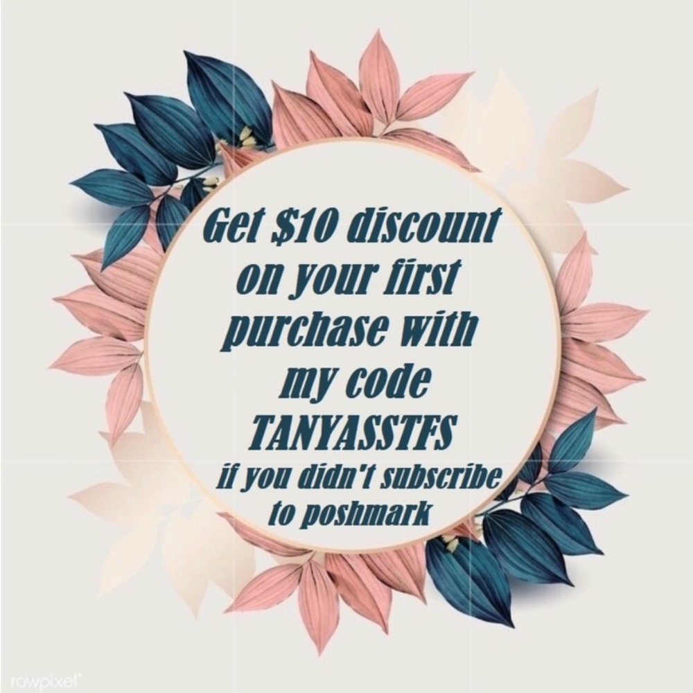 $10 coupon discount for new buyers if not already member of poshmark
